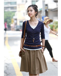 Pleated Skirt with POCKETS!!! - Inspire Professional Clothing