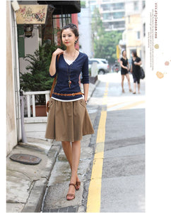 Pleated Skirt with POCKETS!!! - Inspire Professional Clothing