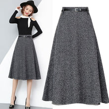 Load image into Gallery viewer, Umbrella Skirt, A-Line Plaid Design - Inspire Professional Clothing