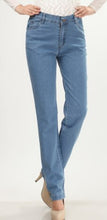 Load image into Gallery viewer, High Waist Straight Full Length Jeans - Inspire Professional Clothing